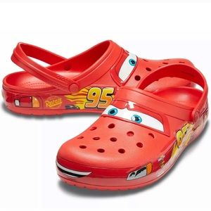 Disney Cars Lightning McQueen ADULT Light Up CROCS